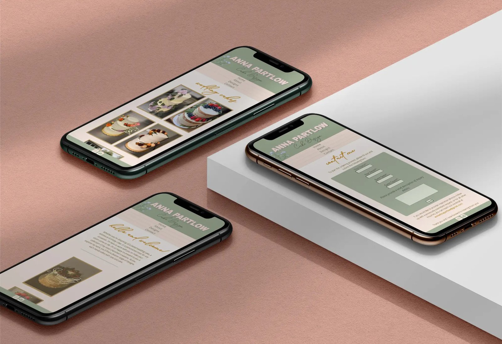 HTML/CSS Cake Design Website